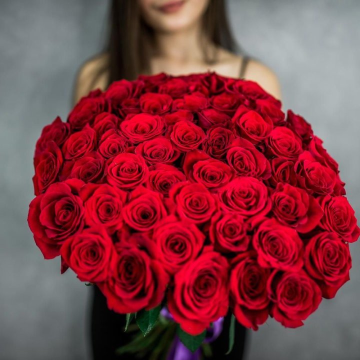 51 красная роза в Барнауле