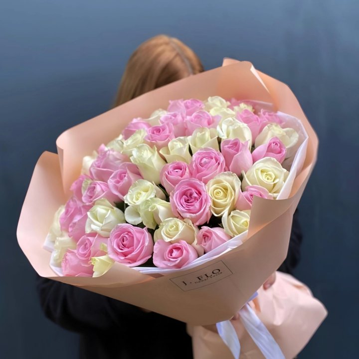 55 роз микс нежности в Барнауле
