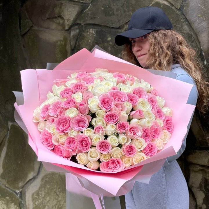 101 роза Миксбери в Барнауле