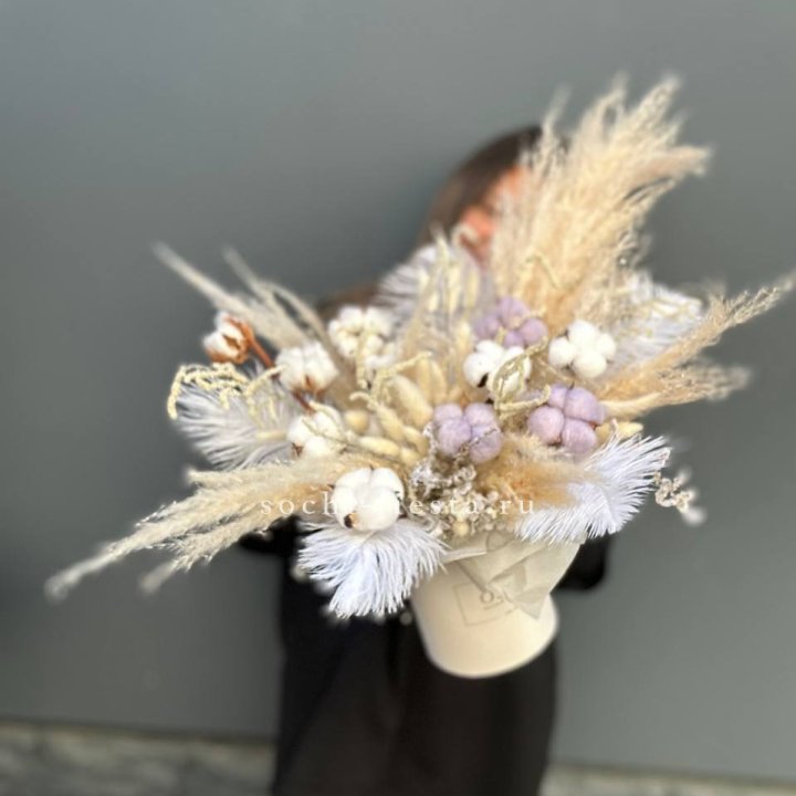 Авторский бокс с сухоцветами №3 в Барнауле