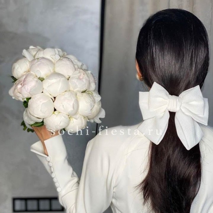 Свадебный букет пионов в Барнауле