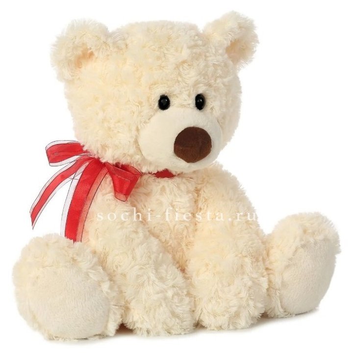 Белый плюшевый мишка  в Барнауле