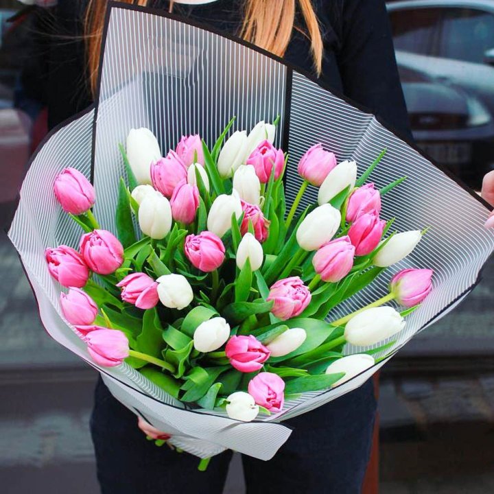 29 тюльпанов микс в Барнауле