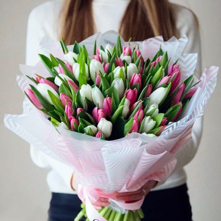 Букет тюльпанов "Лолита" в Барнауле