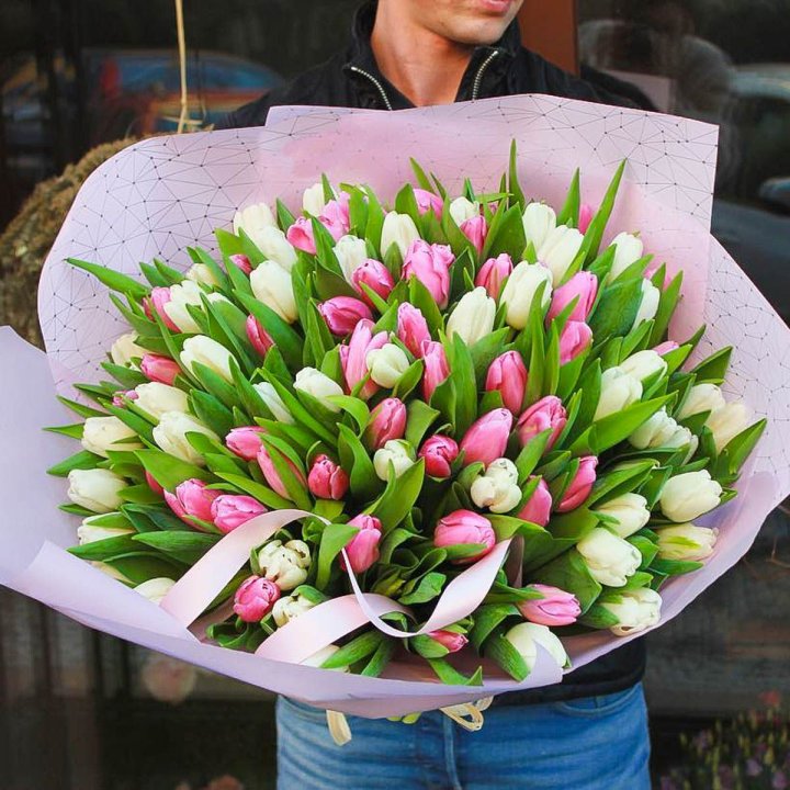 101 тюльпан микс в Барнауле